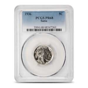 1936-P Proof Buffalo Nickel PCGS PR68 Satin