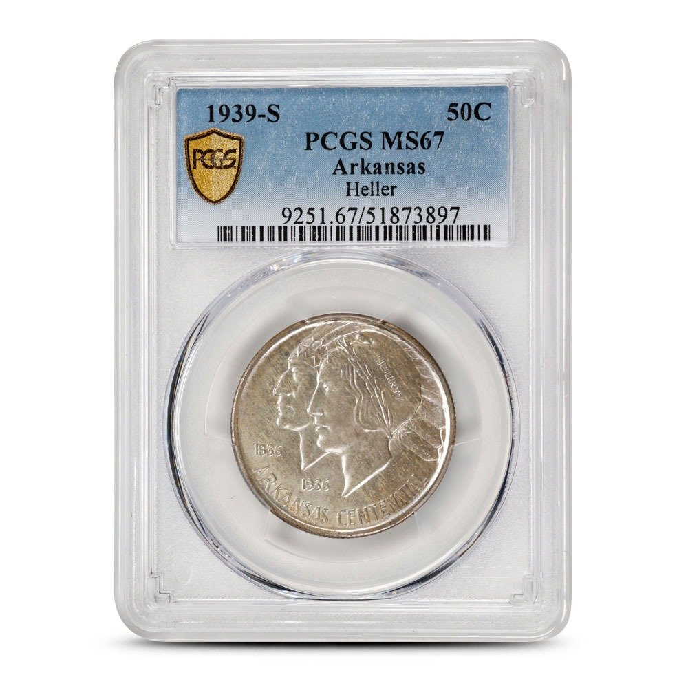 1939-S Arkansas Half Dollar PCGS MS6
