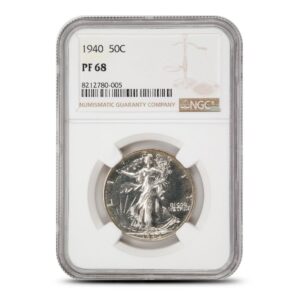 1940 Proof Walking Liberty Half Dollar NGC PF68