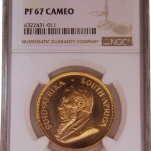 1973 1 oz Proof Krugerrand Gold Coin NGC PF67