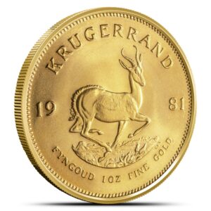 1981 1 oz South African Gold Krugerrand Coin