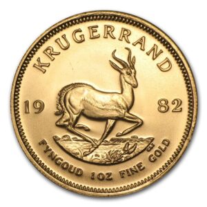1982 1 oz South African Gold Krugerrand Coin