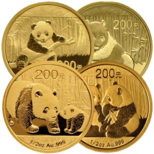 Buy 1/2 oz Chinese Panda Gold Coins 1982-2015 Best Value