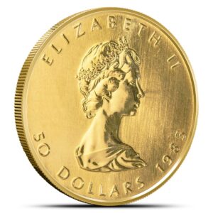 1985 1 oz Canadian Gold Maple Leaf Coin