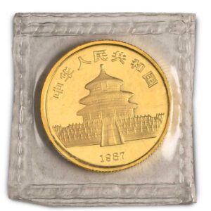 1987-S 1/4 oz Chinese Gold Panda Coin (Sealed)