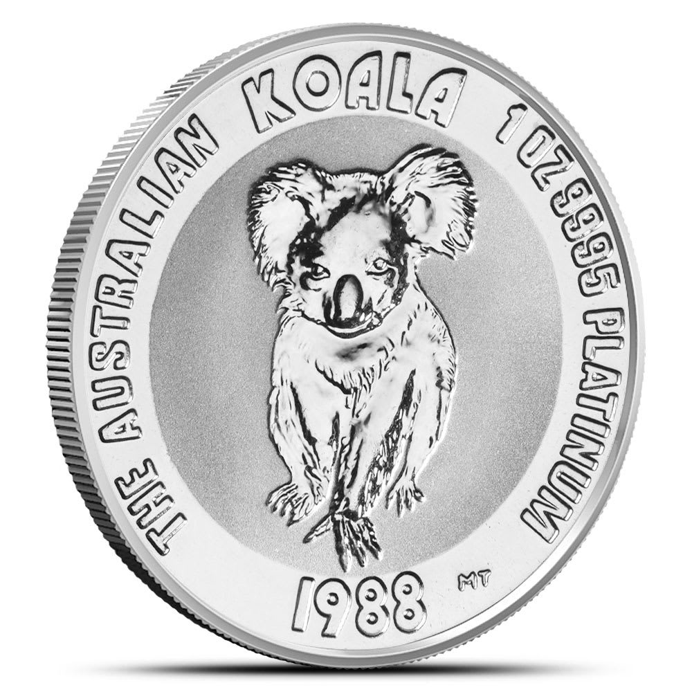 1988 1 oz Australian Platinum Koala