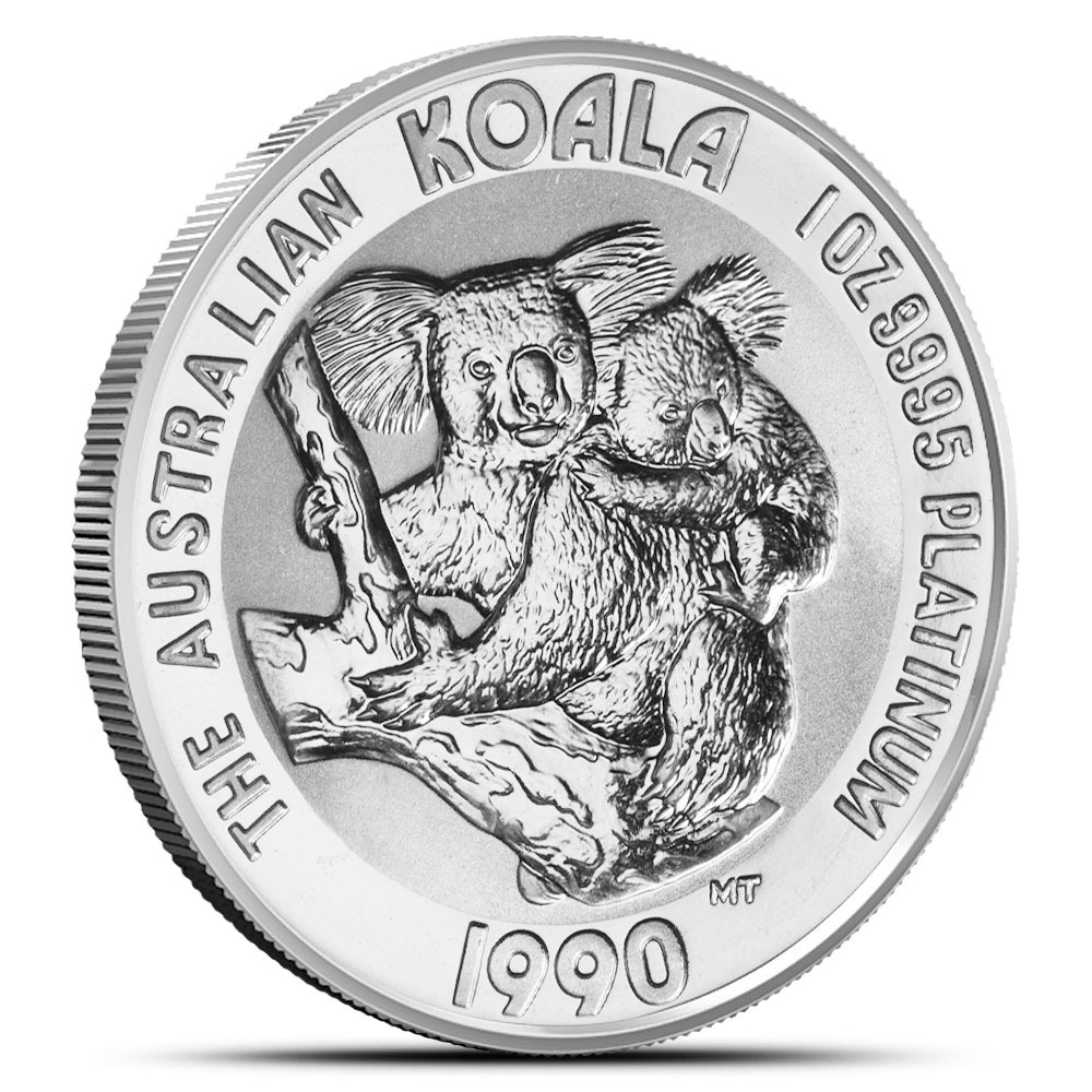 1990 1 oz Australian Platinum Koala