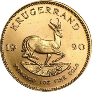 1990 1 oz South African Gold Krugerrand Coin