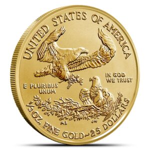 1992 1/2 oz American Gold Eagle Coin