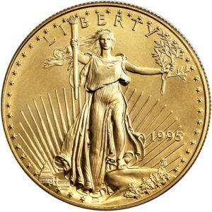 1995 1/2 oz American Gold Eagle Coin