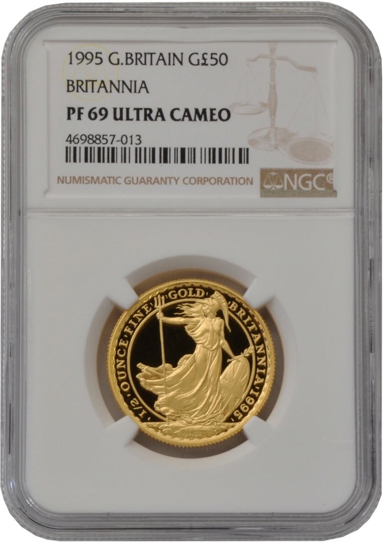 1995 Proof 1/2 oz Gold Britannia Coi