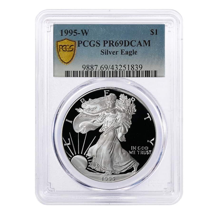 1995-W 1 oz Proof American Silver Ea
