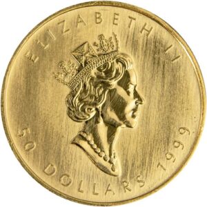 1999 1 oz Canadian Gold Maple Leaf Coin