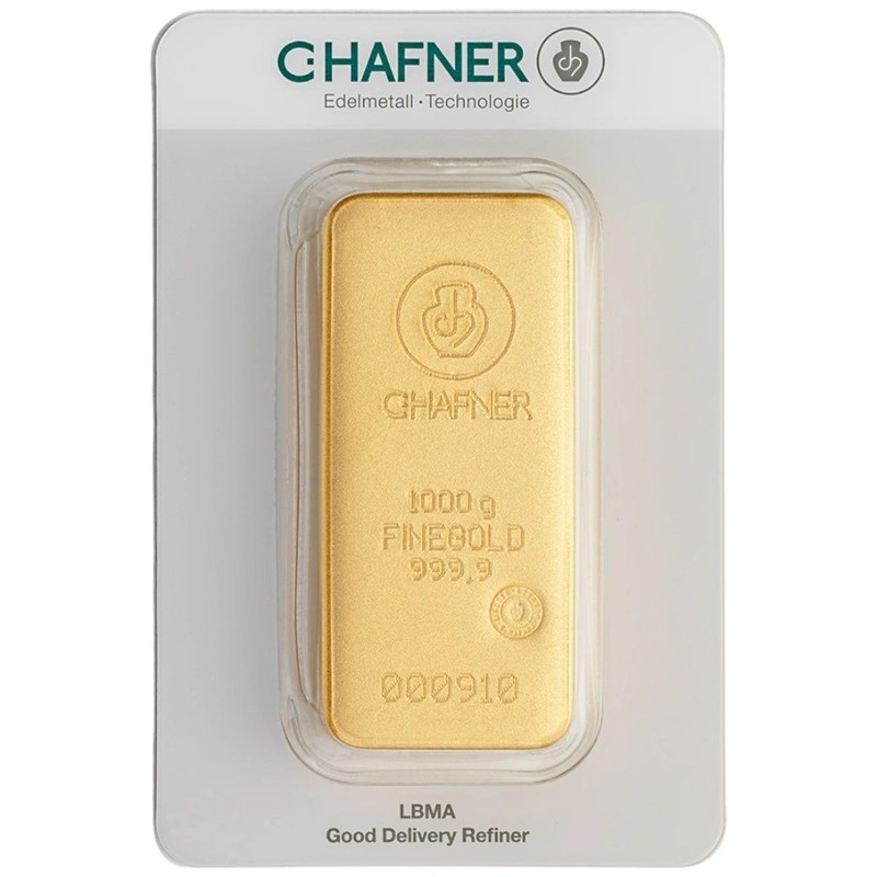 Buy 1kg C. Hafner Cast Gold Bar