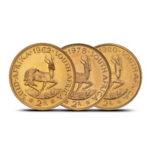 Buy 2 Rand South African Gold Coin (Random Year, AU)
