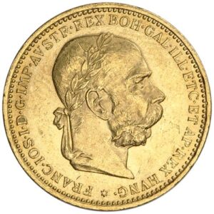Buy 20 Corona Austrian Gold Coin (AU+, Random Year)