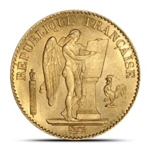 20 Francs France Lucky Angel Gold Coin (AU)