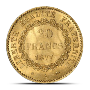 20 Francs France Lucky Angel Gold Coin (AU)