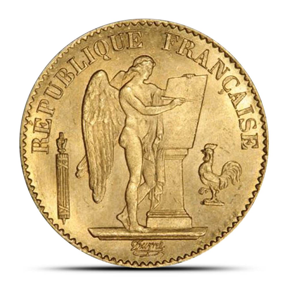 20 Francs France Lucky Angel Gold