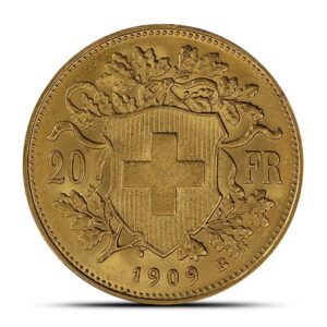 20 Francs Swiss Helvetia Gold Coin (Circulated)