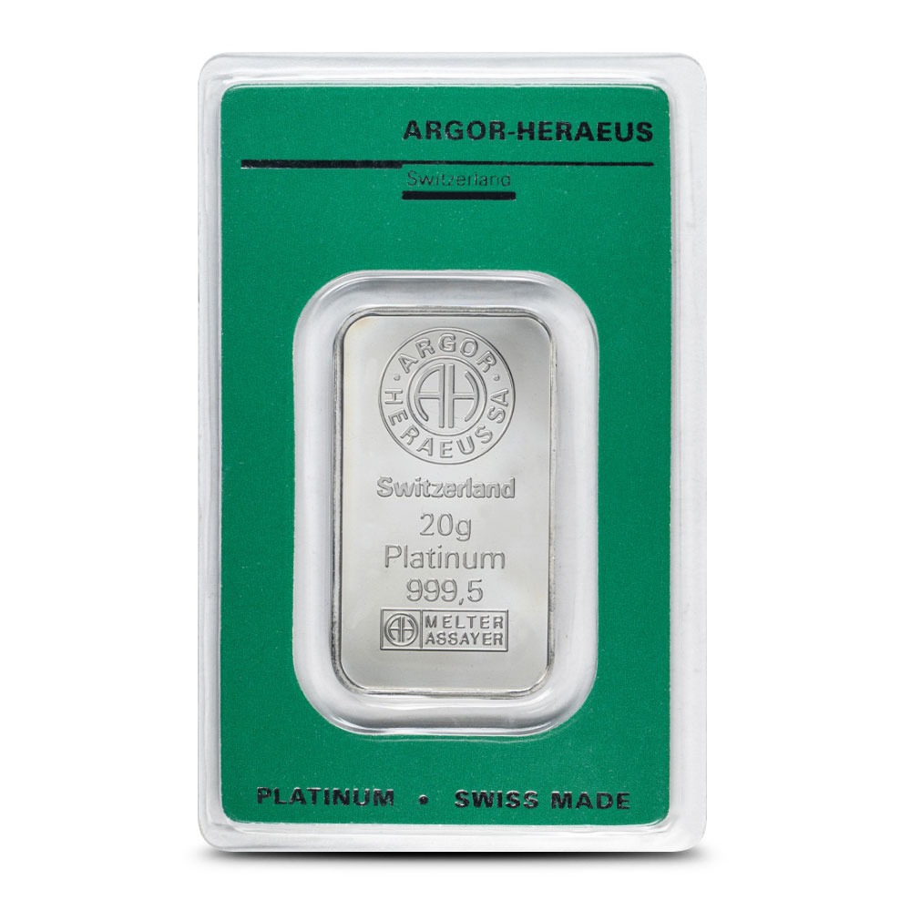 Buy 20 Gram Platinum Bars Online