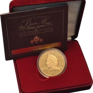 2000 Proof Gold Crown £5 Coin Queen Mother Boxed