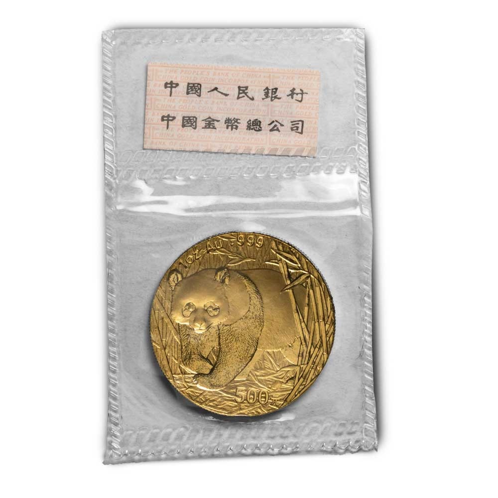 2001 1 oz Chinese Gold Panda Coin