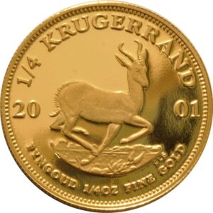 2001 Proof 1/4 oz Krugerrand Gold Coin