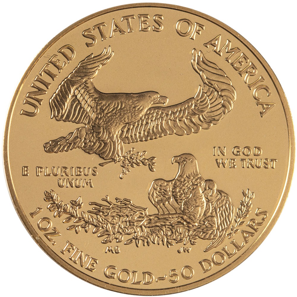 2001-W 1 oz Proof American Gold Eagle Coin (Box + CoA) - Image 2