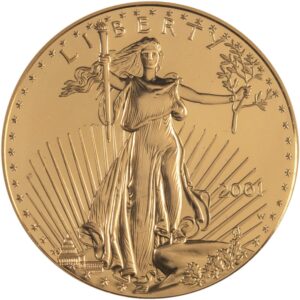 2001-W 1 oz Proof American Gold Eagle Coin (Box + CoA)