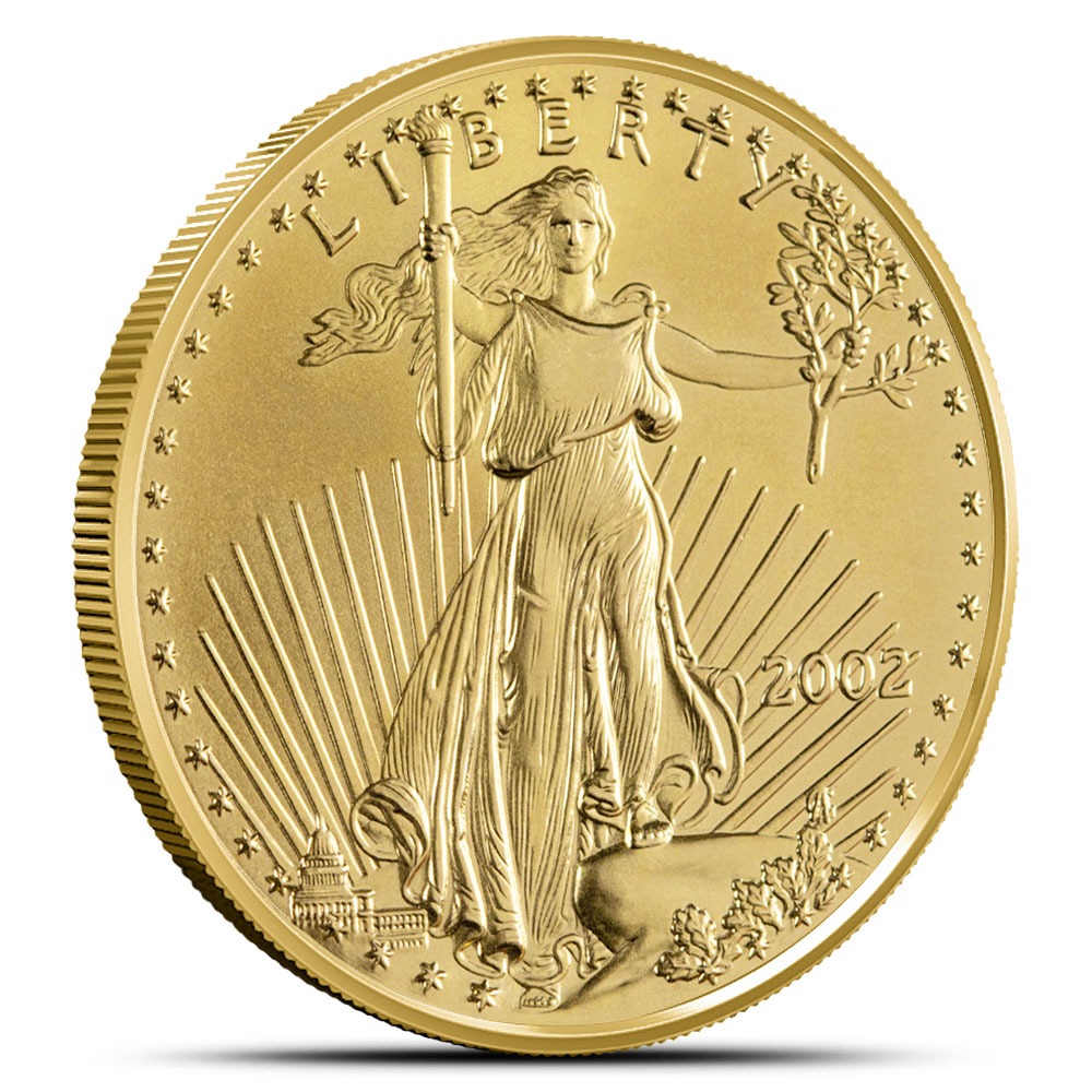 2002 1/2 oz American Gold Eagle Coin