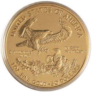 2002-W 1 oz Proof American Gold Eagle Coin (Box + CoA)