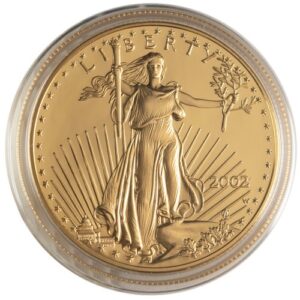 2002-W 1 oz Proof American Gold Eagle Coin (Box + CoA)