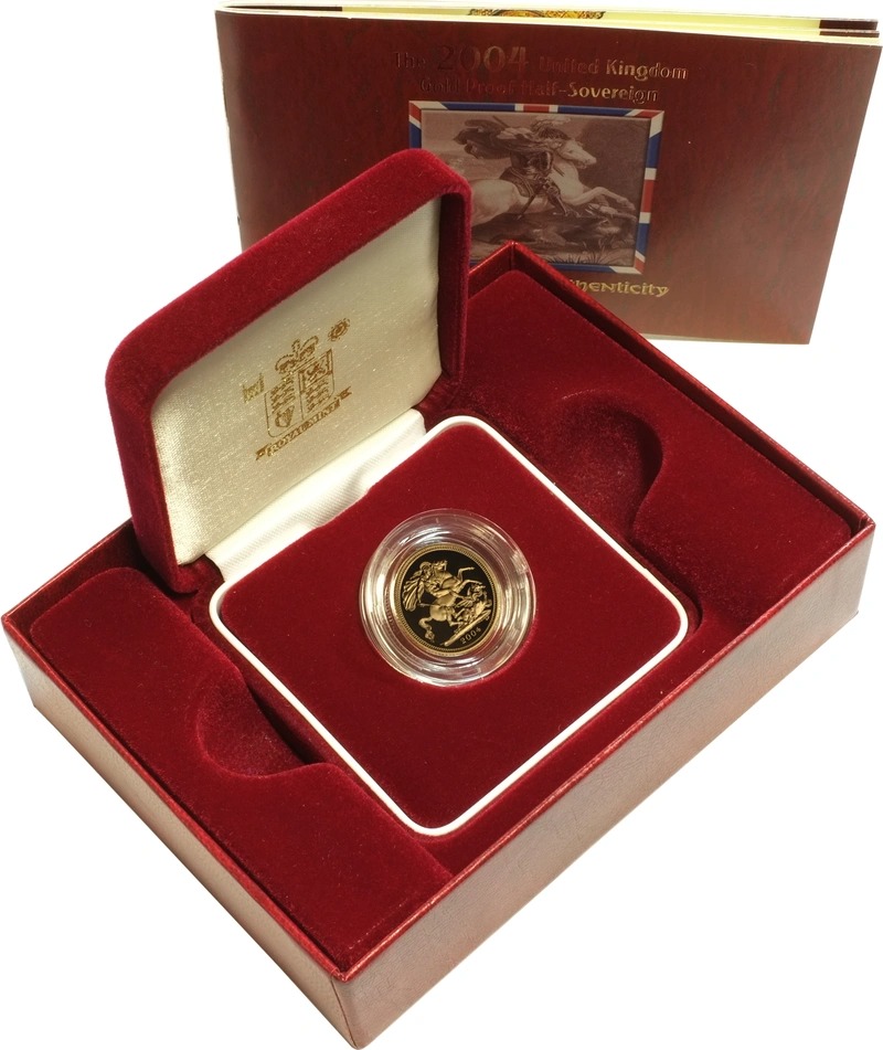 Buy 2004 Proof Gold Half Sovereign
