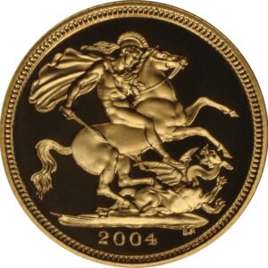 Buy 2004 Proof Gold Half Sovereign Boxed
