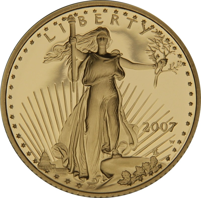 2007 Proof 1/4 oz American Eagle Gol