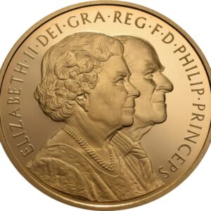 2007 Proof Gold Crown £5 Coin Diamond Wedding Boxed