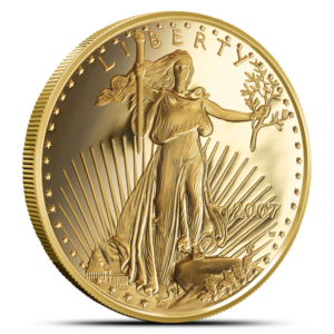 2007-W 1/2 oz Proof American Gold Eagle Coin (Box + CoA)