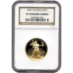 2007-W 1/2 oz Proof American Gold Eagle Coin NGC PF70 UCAM