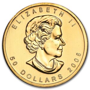 2008 1 oz Canadian Gold Maple Leaf Coin