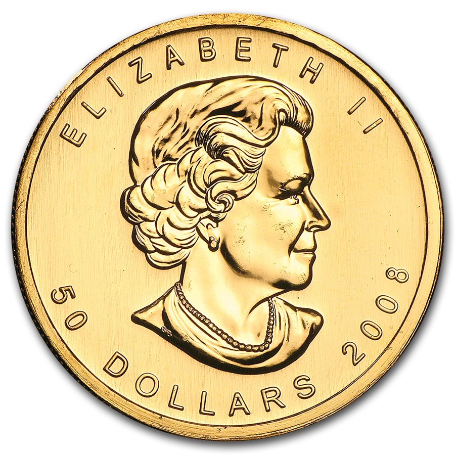 2008 1 oz Canadian Gold Maple Leaf