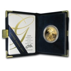 2008 1 oz Proof American Eagle Gold Coin Boxed
