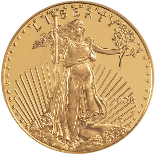2008-W 1 oz Proof American Gold Eagl