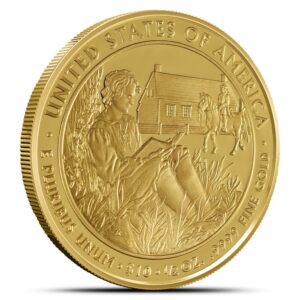 2008-W 1/2 oz Proof US Mint First Spouse Van Buren’s Liberty Gold Coin (Box + CoA)