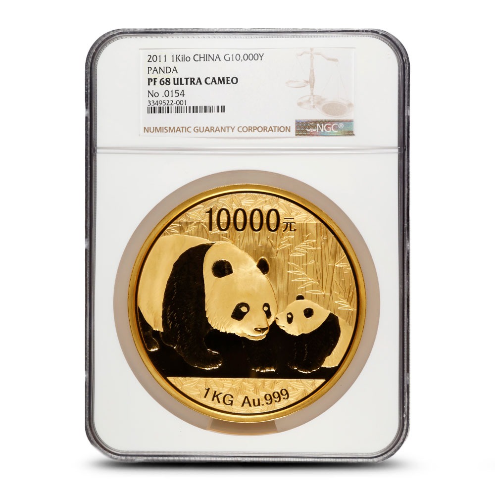 2011 1 Kilo Proof Chinese Gold Panda