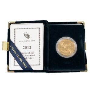 2012 1 oz Proof American Eagle Gold Coin Boxed