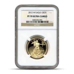 2012-W 1/2 oz Proof American Gold Eagle Coin NGC PF70 UCAM