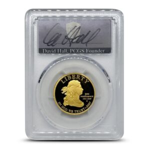 2013-W 1/2 oz US Mint First Spouse Edith Wilson Gold Coin PCGS MS70 (David Hall Signed Label)