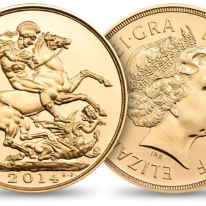2014 £2 Coin Gold Double Sovereign Sovereign Brilliant Uncirculated Boxed