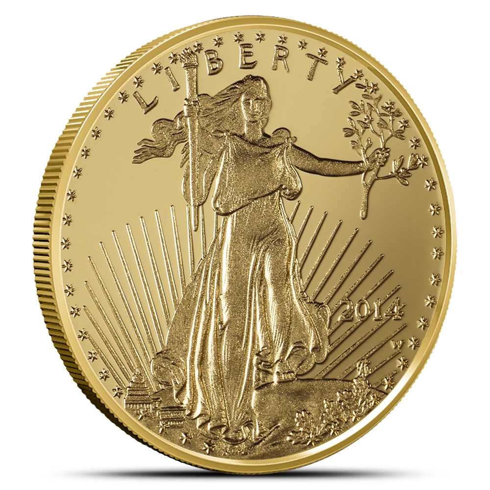 2014-W 1/10 oz Proof American Gold